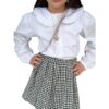 chemise fillette col claudine – Image 2